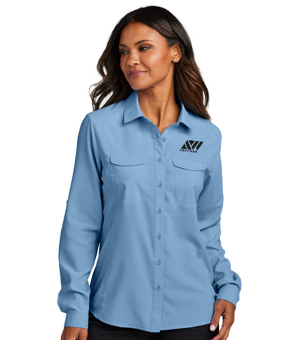 Port Authority® Ladies Long Sleeve UV Daybreak Shirt