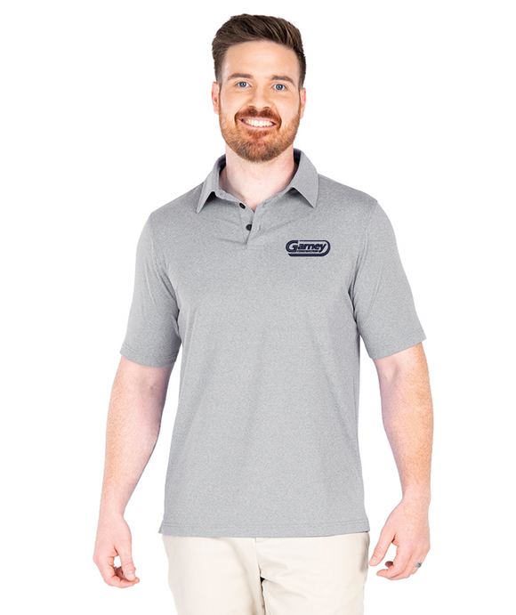 Charles River Men's Heathered Eco-Logic Stretch Polo