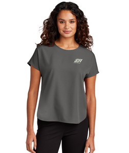 Mercer+Mettle™ Women's Stretch Crepe Crew