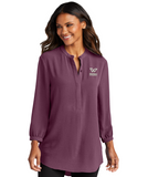 Port Authority® Ladies 3/4-Sleeve Textured Crepe Tunic